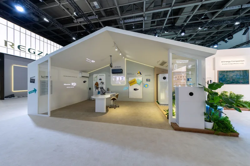 Espacio de climatización de Hisense en la feria IFA 2026