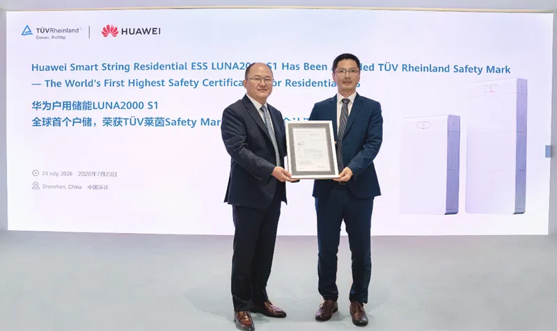 Huawei refuerza la evolución de su sistema de almacenamiento residencial LUNA2000