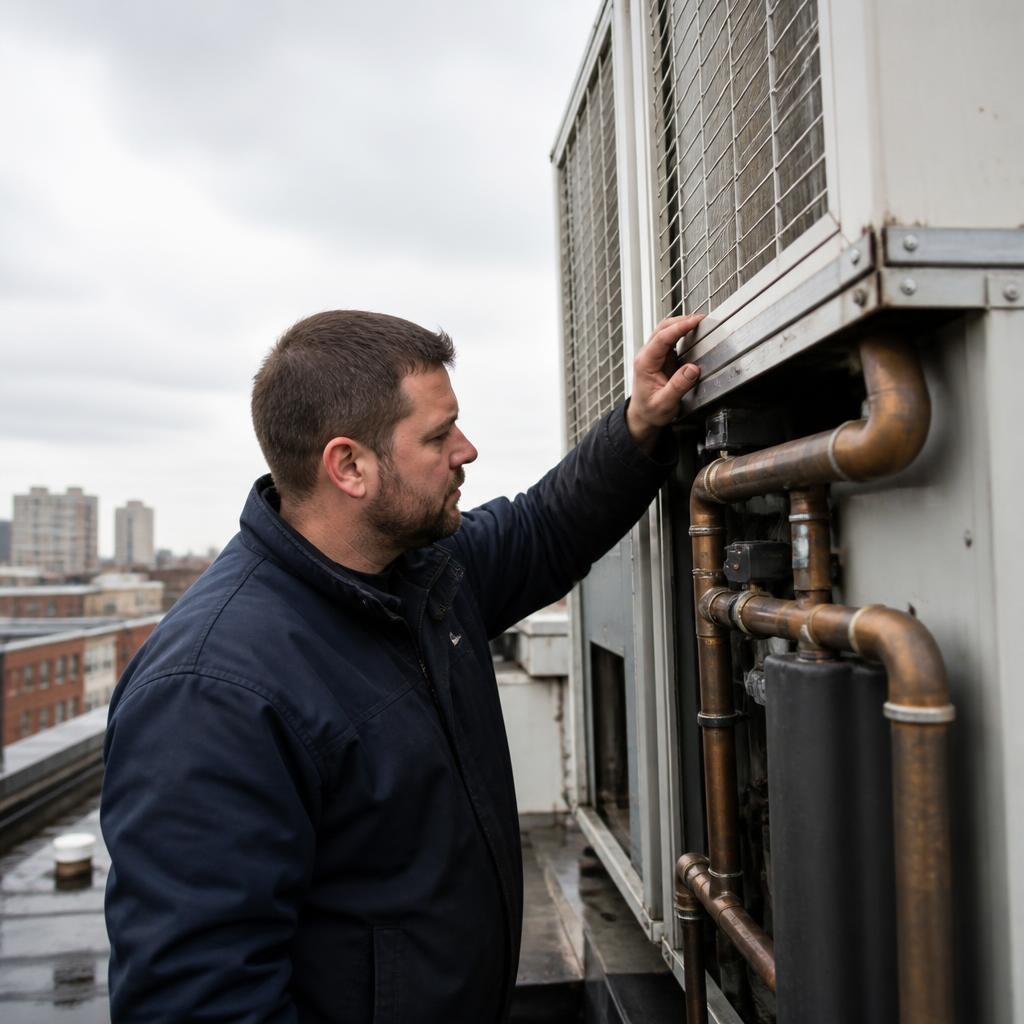 Técnico de mantenimiento en instalación